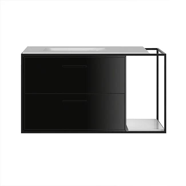 Lacava Linea 36" Wall Mount Under Counter Vanity - Left by Lacava