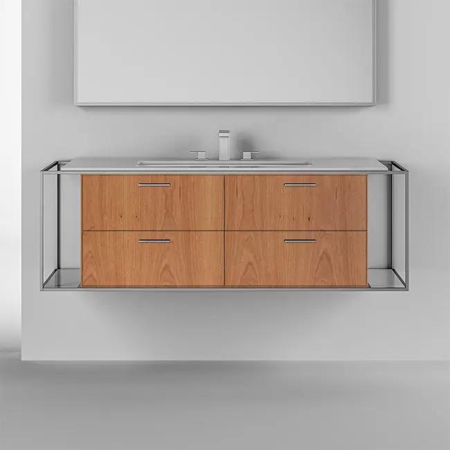 natural cherry vanity