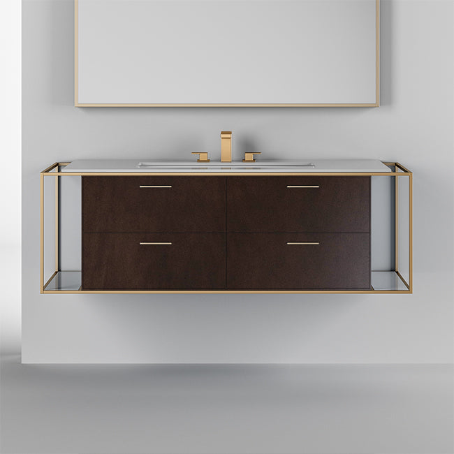 classic walnut vanity