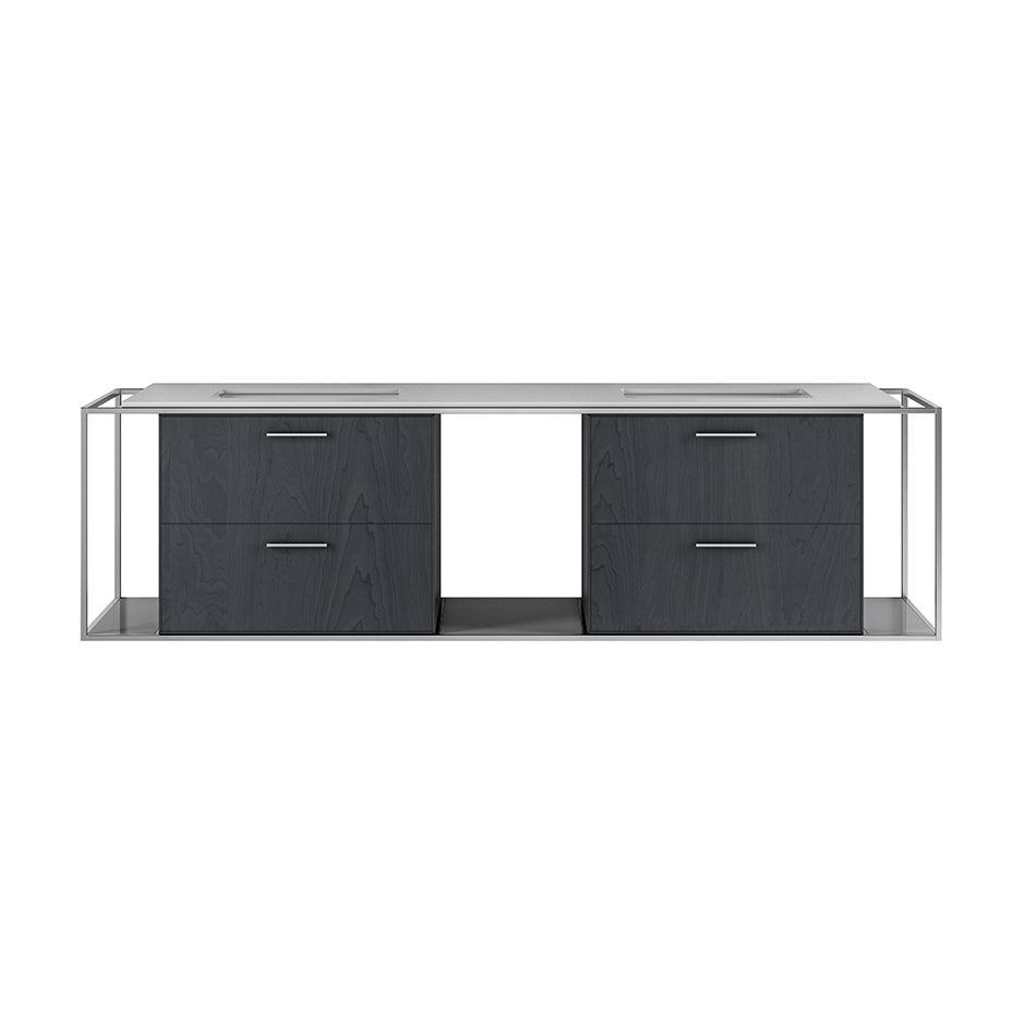ash gray vanity