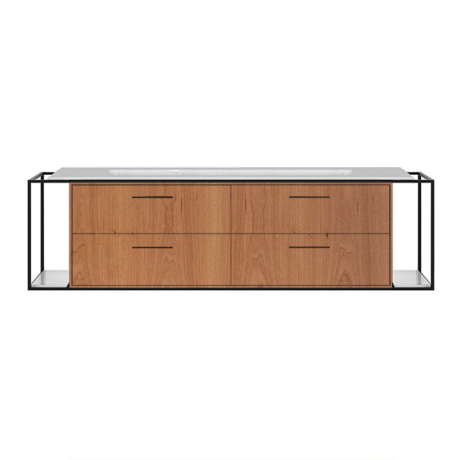 natural cherry vanity