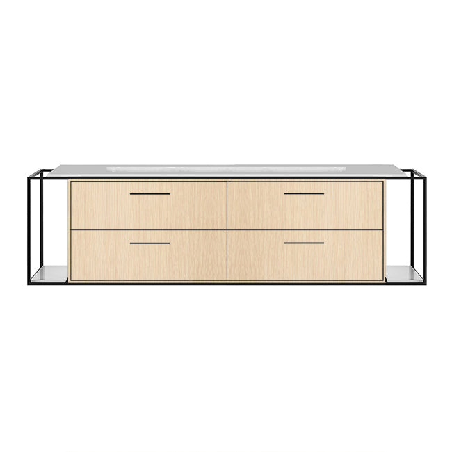 Lacava Linea 72" Wall Mount Under Counter Vanity by Lacava