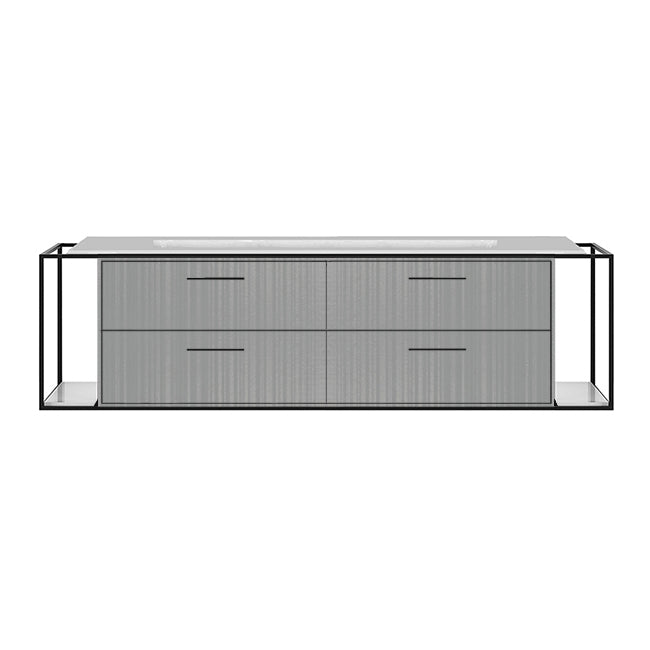 Lacava Linea 72" Wall Mount Under Counter Vanity by Lacava