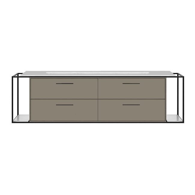 Lacava Linea 72" Wall Mount Under Counter Vanity by Lacava
