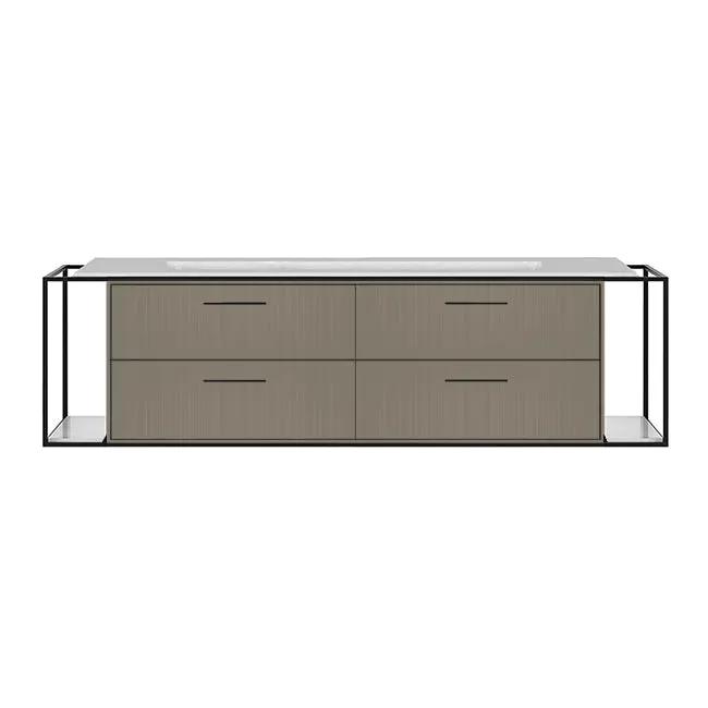 Lacava Linea 72" Wall Mount Under Counter Vanity by Lacava