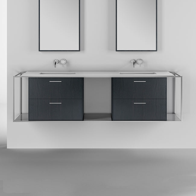 ash gray vanity