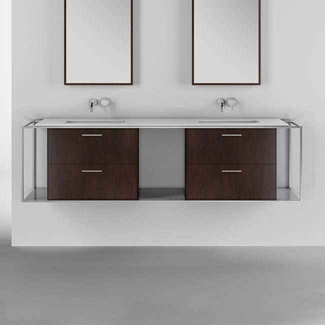 classic walnut vanity