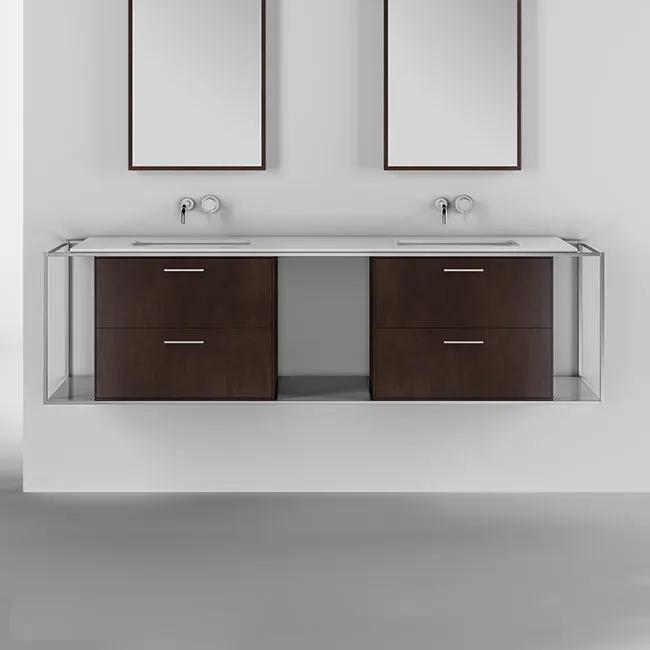 classic walnut vanity