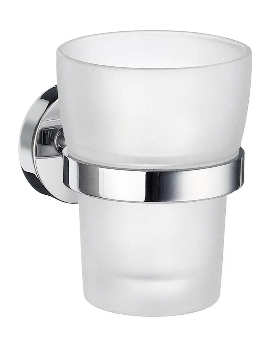 polished chrome tumbler