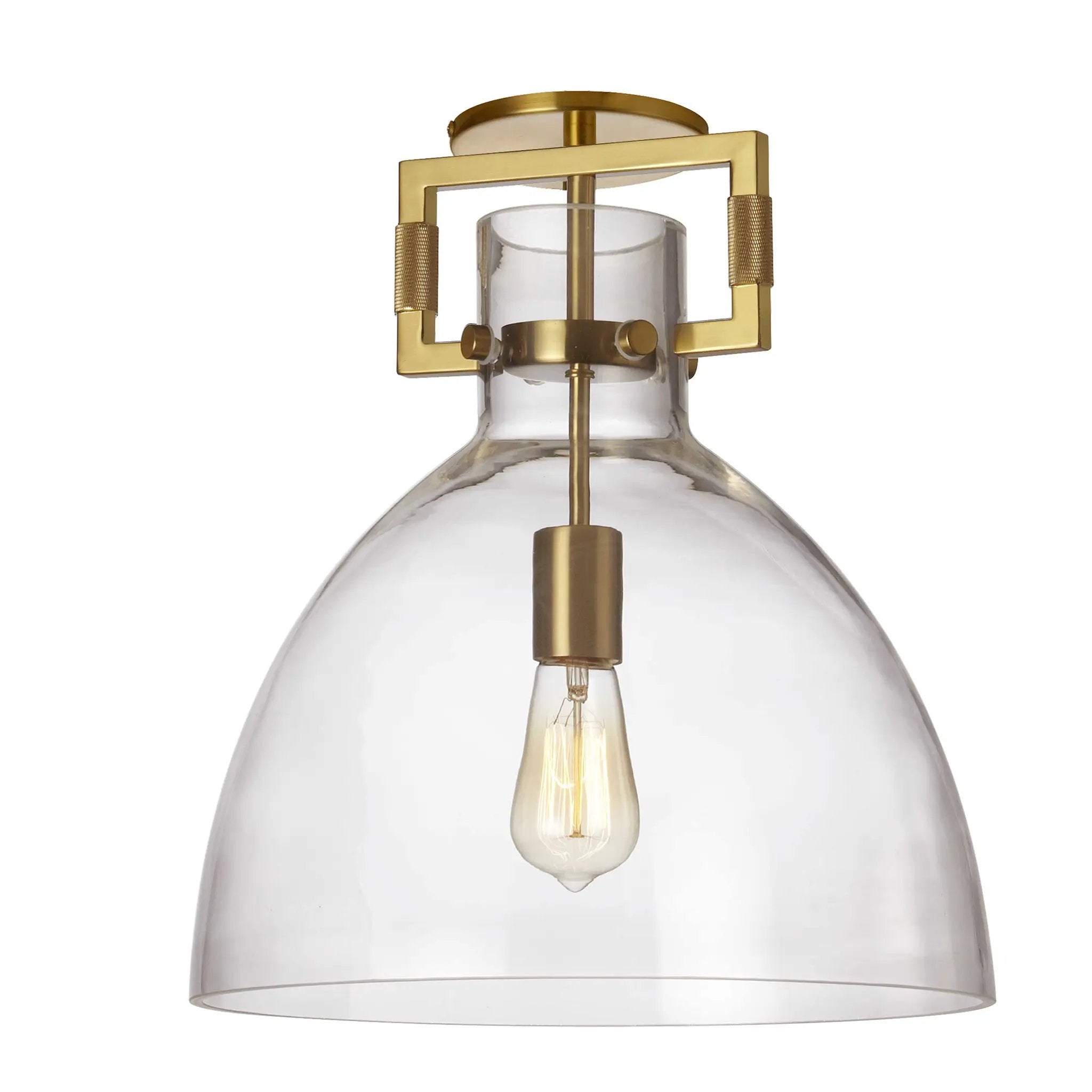Dainolite 1 Light Incandescent Liberty Semi Flush Mount by Dainolite