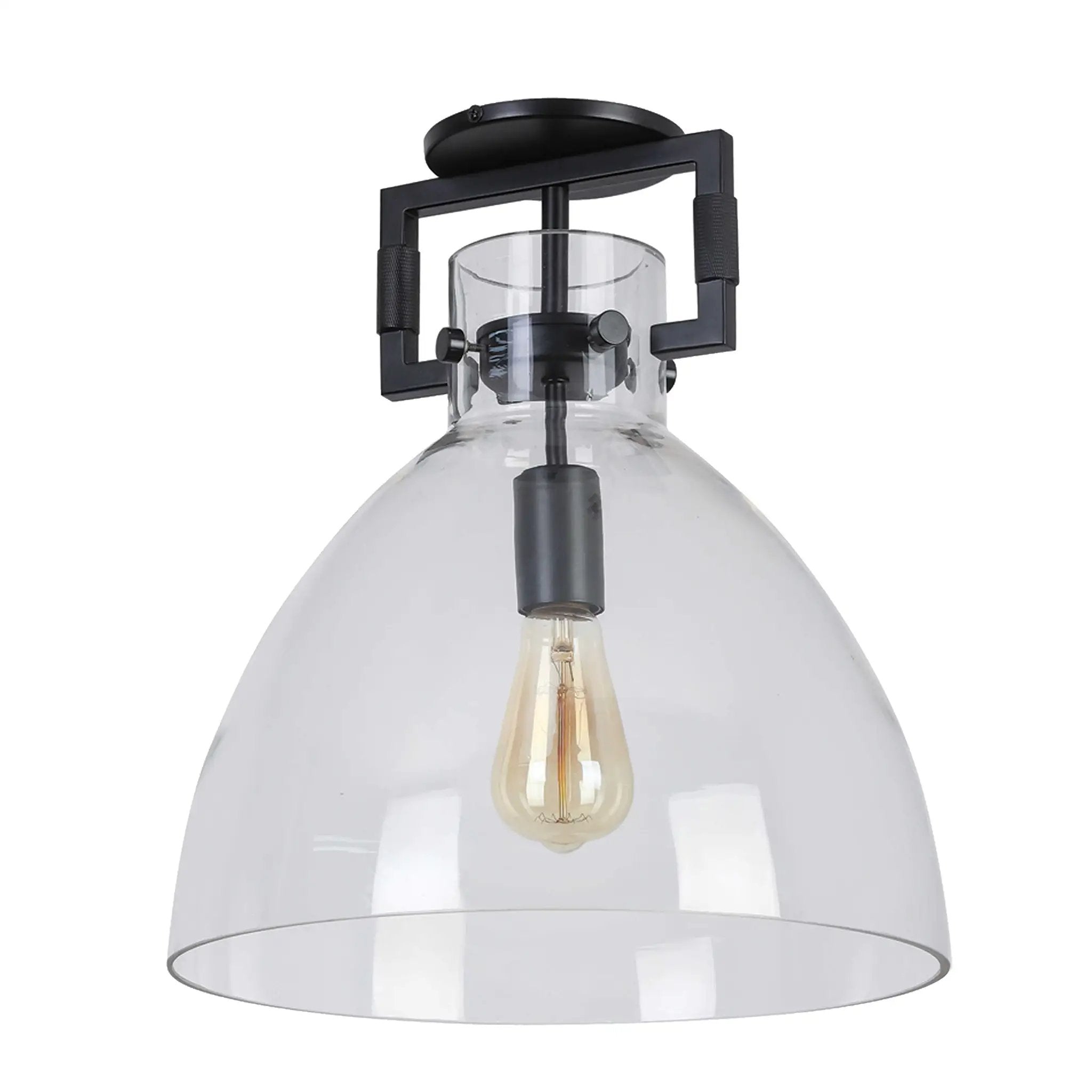 Dainolite 1 Light Incandescent Liberty Semi Flush Mount by Dainolite