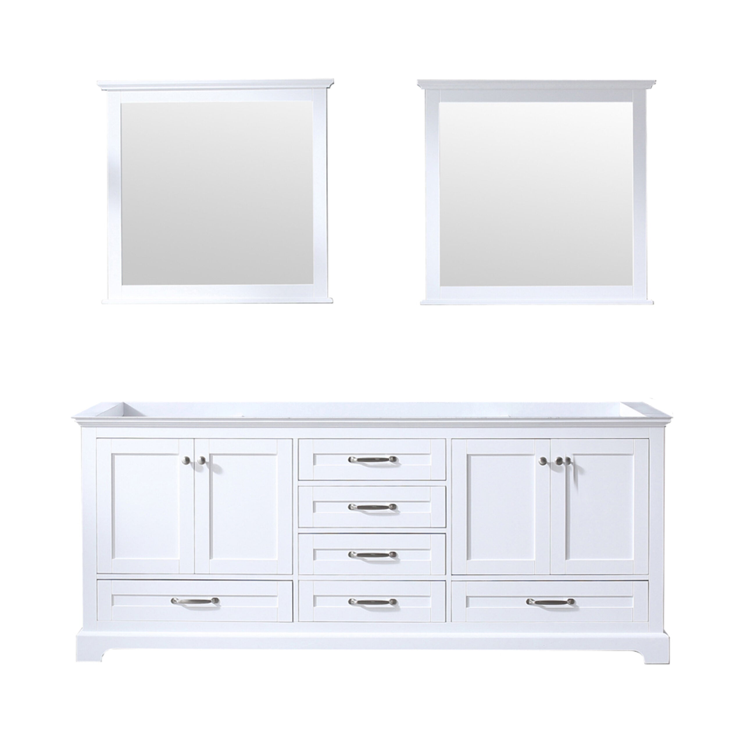 Lexora Dukes 80 in. W x 22 in. D Double Bath Vanity