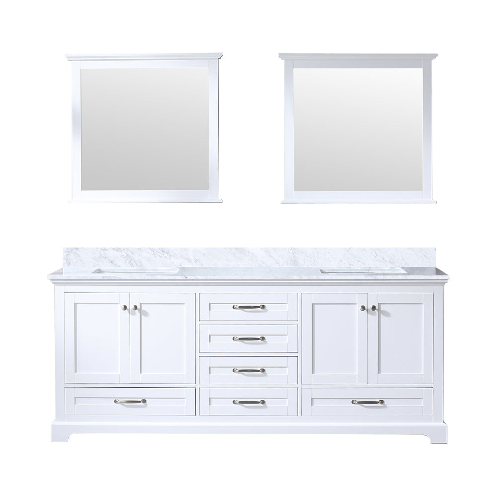 Lexora Dukes 80 in. W x 22 in. D Double Bath Vanity