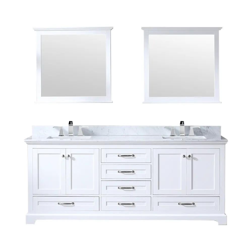 Lexora Dukes 80 in. W x 22 in. D Double Bath Vanity by Lexora