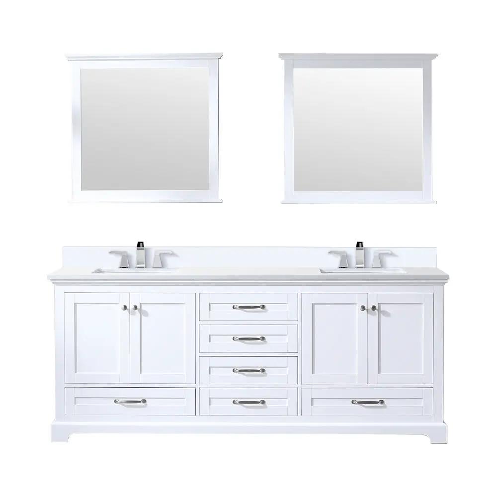 Lexora Dukes 80 in. W x 22 in. D Double Bath Vanity by Lexora