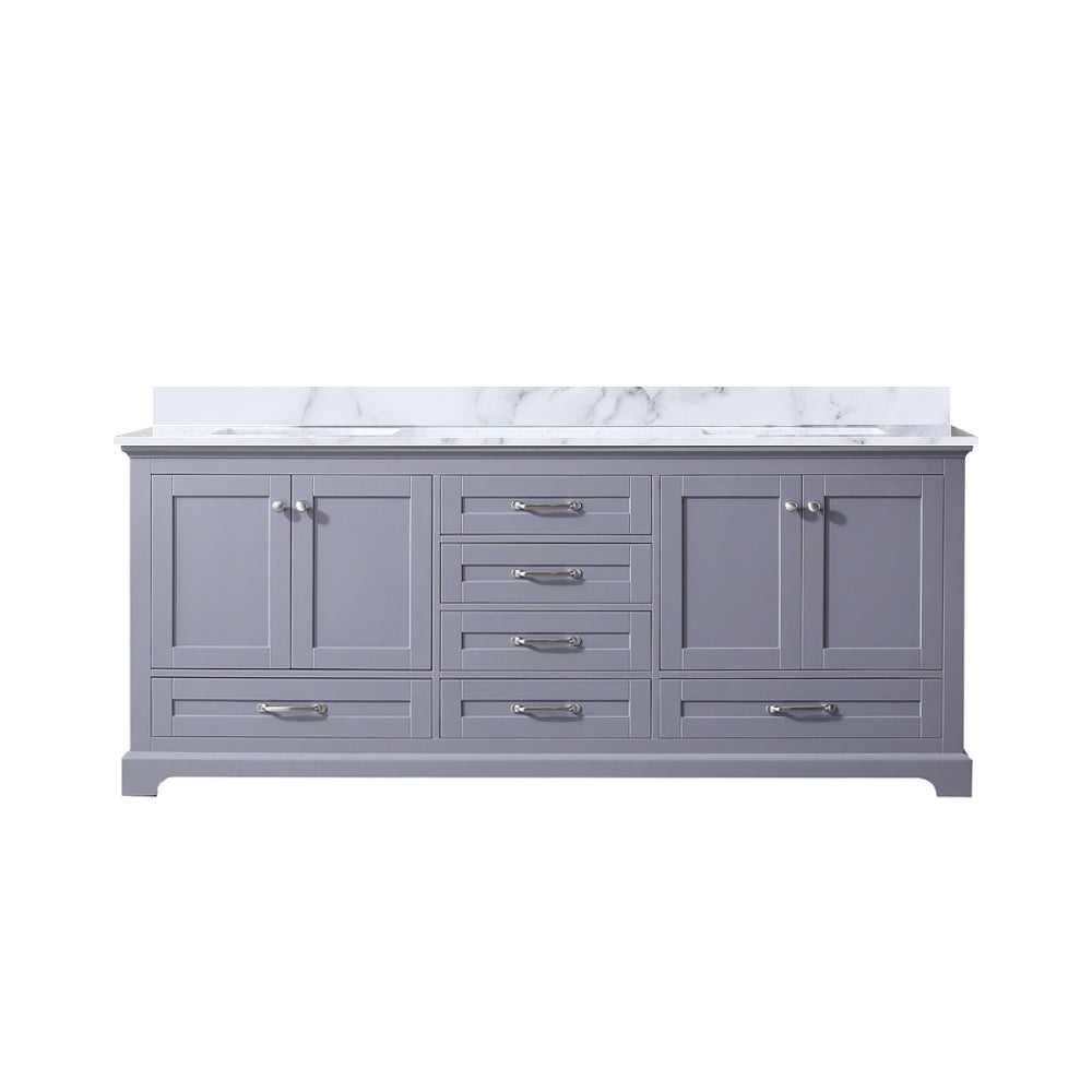 Lexora Dukes 80 in. W x 22 in. D Double Bath Vanity