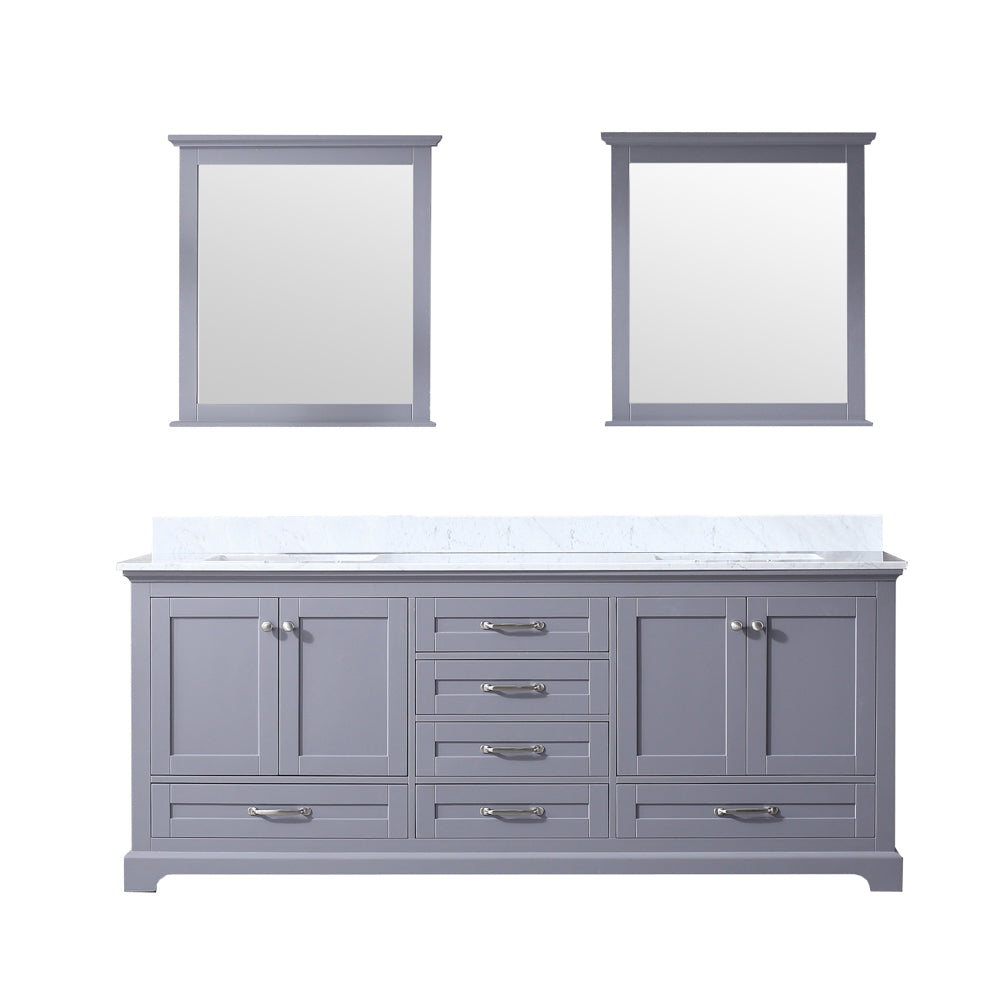 Lexora Dukes 80 in. W x 22 in. D Double Bath Vanity