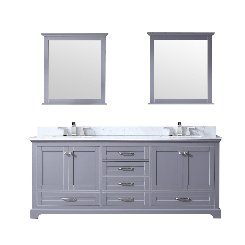 Lexora Dukes 80 in. W x 22 in. D Double Bath Vanity