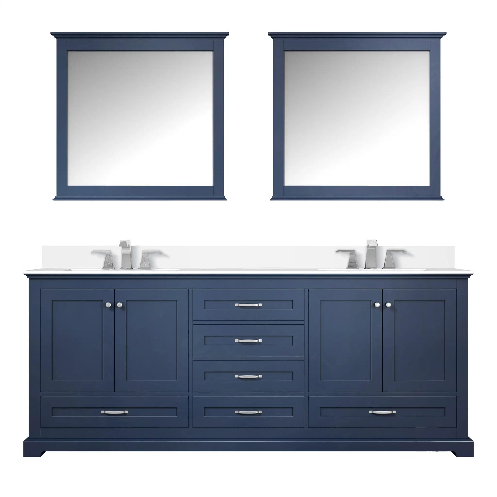 Lexora Dukes 80 in. W x 22 in. D Double Bath Vanity by Lexora