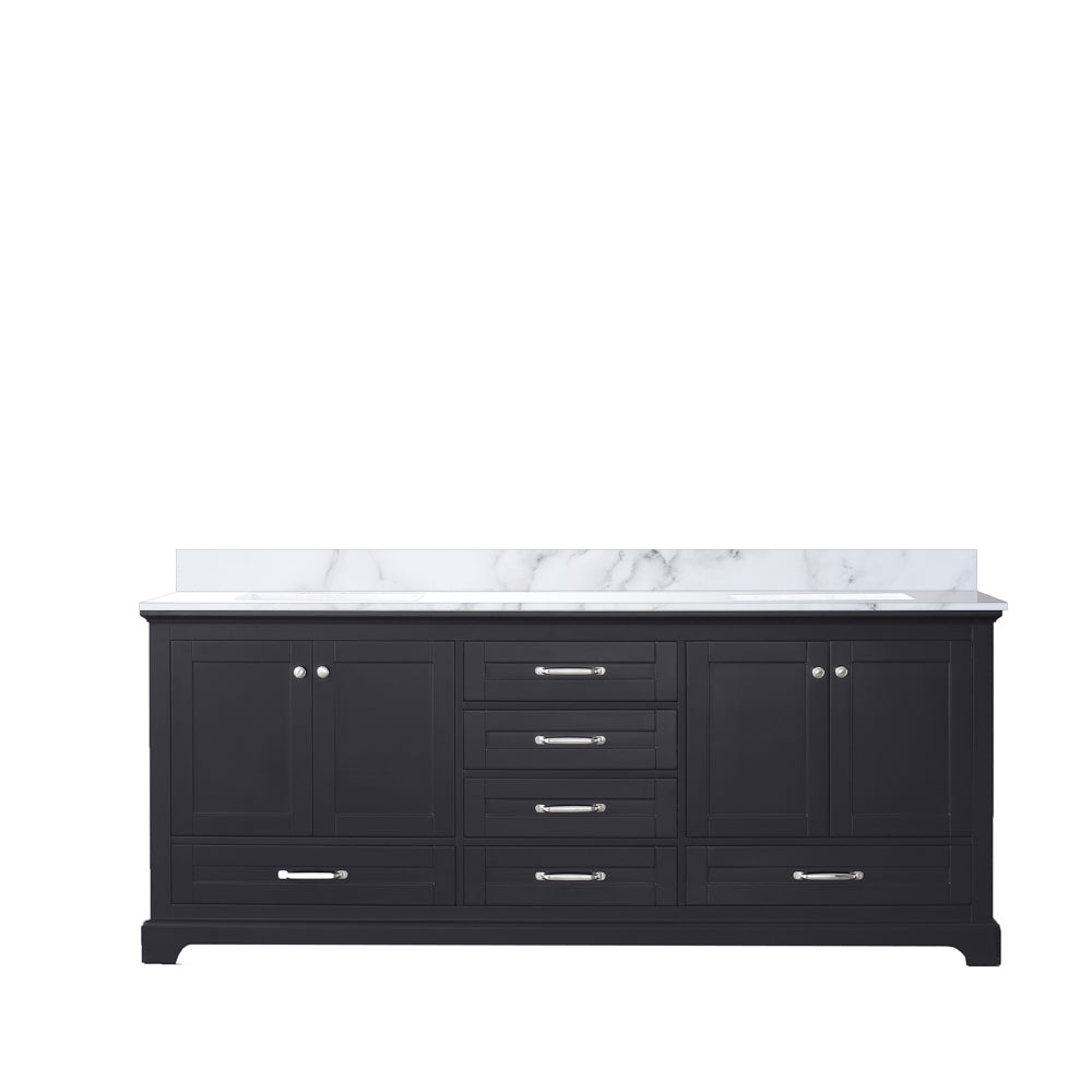 Lexora Dukes 80 in. W x 22 in. D Double Bath Vanity