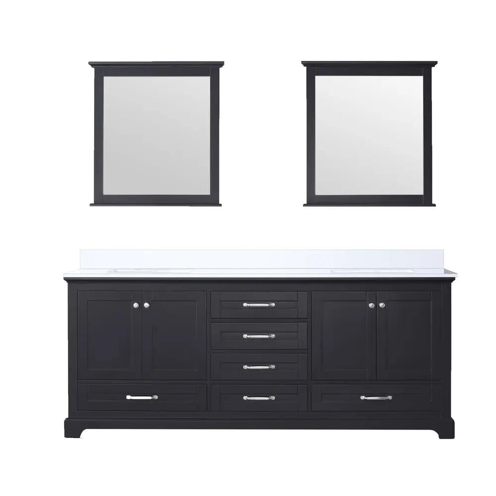 Lexora Dukes 80 in. W x 22 in. D Double Bath Vanity by Lexora