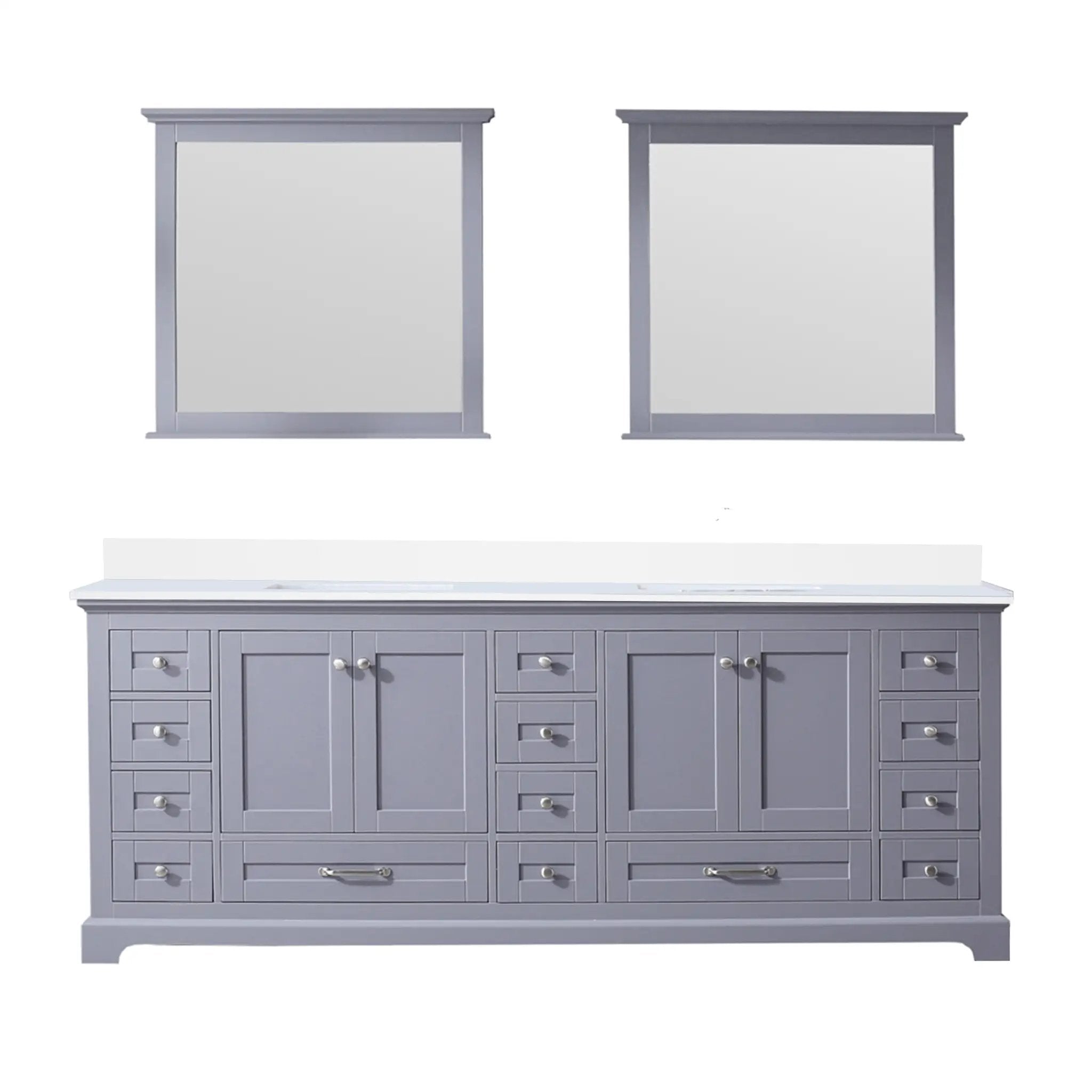 Lexora Dukes 84 in. W x 22 in. D Double Bath Vanity by Lexora