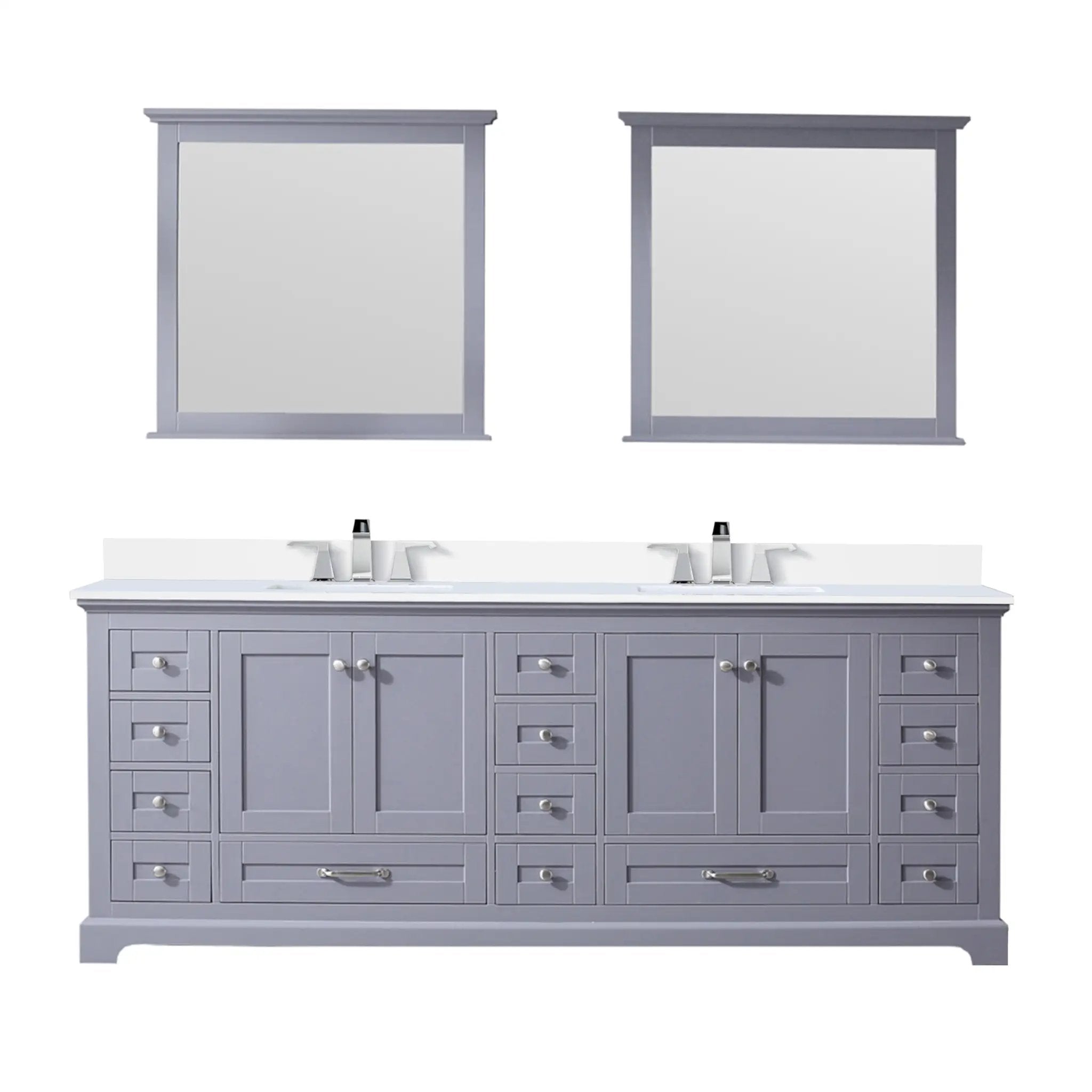Lexora Dukes 84 in. W x 22 in. D Double Bath Vanity by Lexora