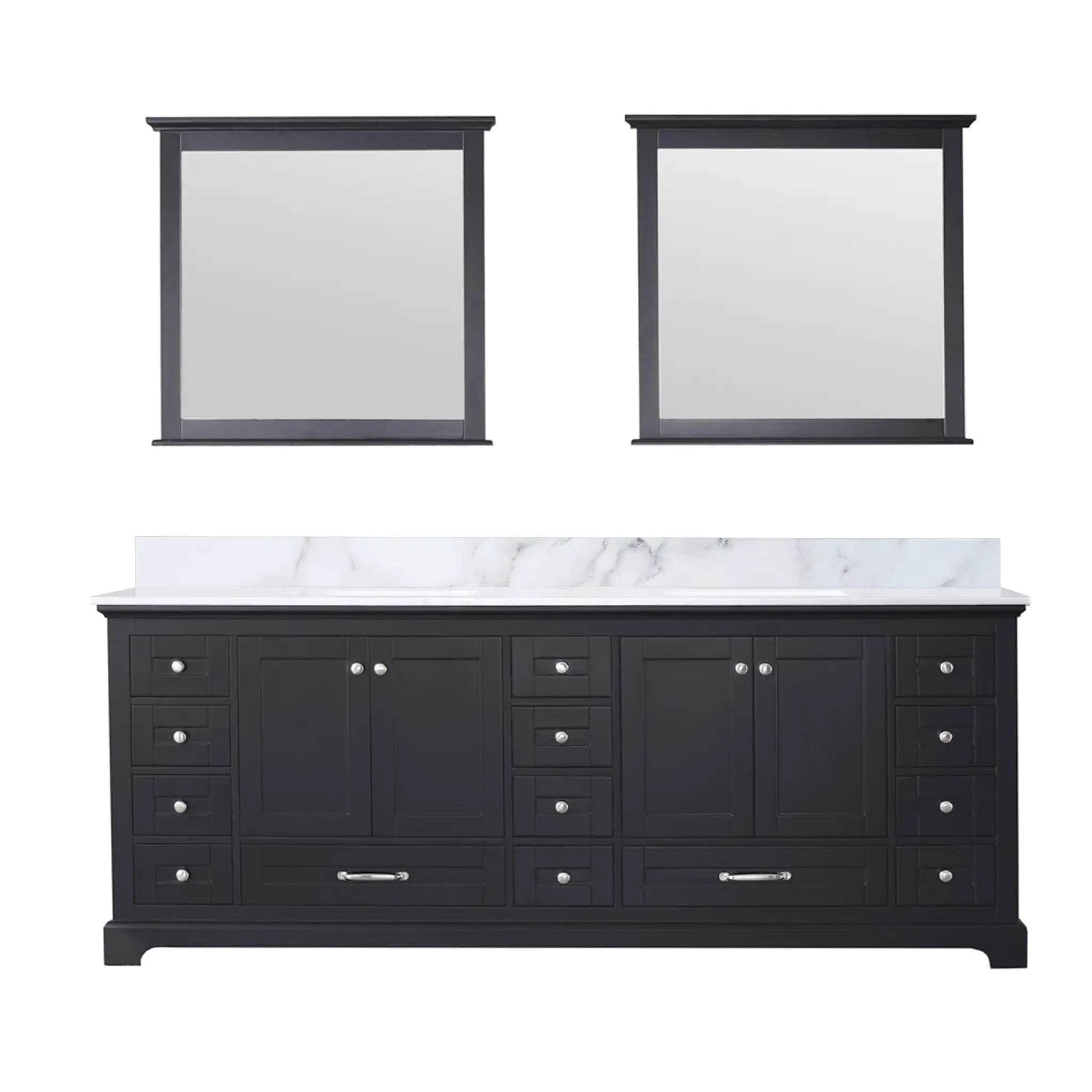 Lexora Dukes 84 in. W x 22 in. D Double Bath Vanity by Lexora