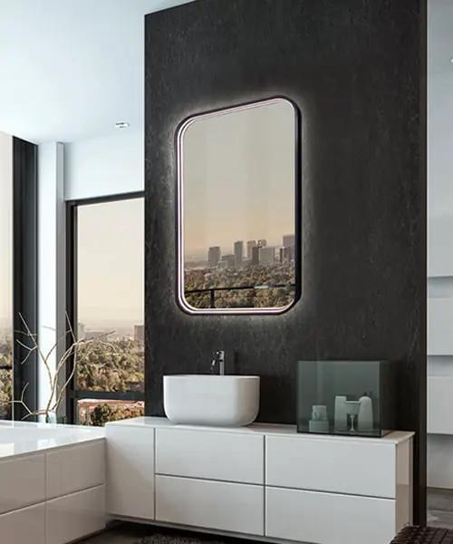 lighted mirror