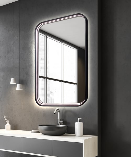lighted mirror