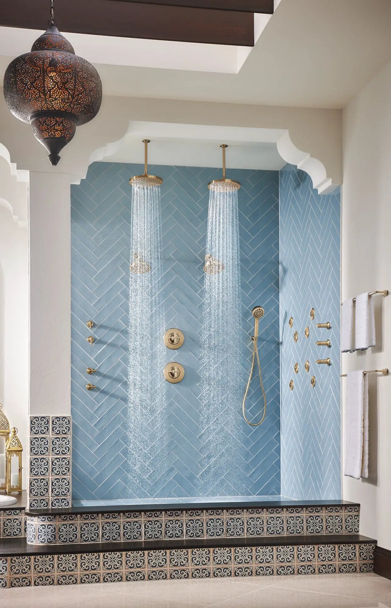 luxe gold handshower