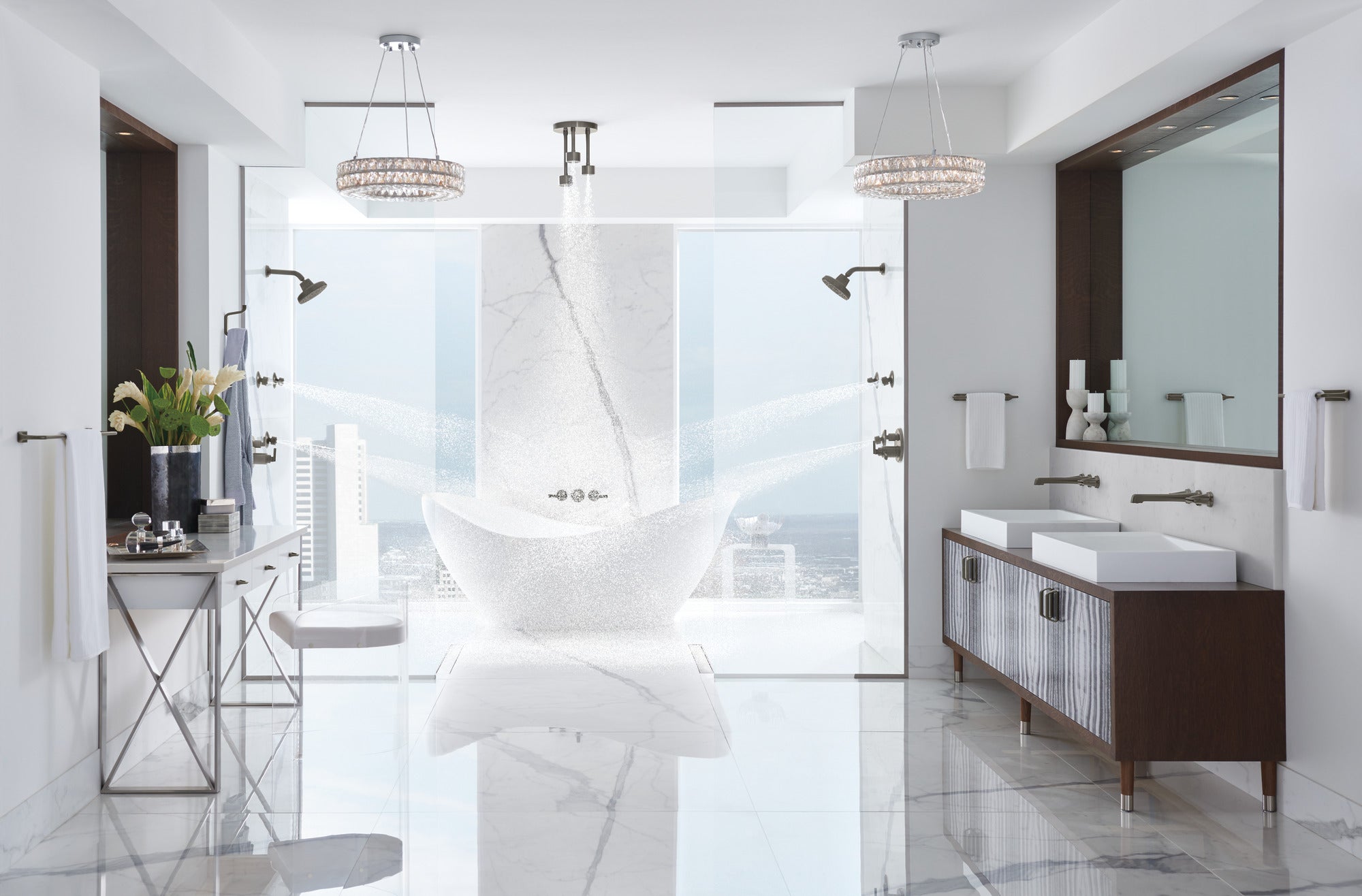 luxe steel tub filler