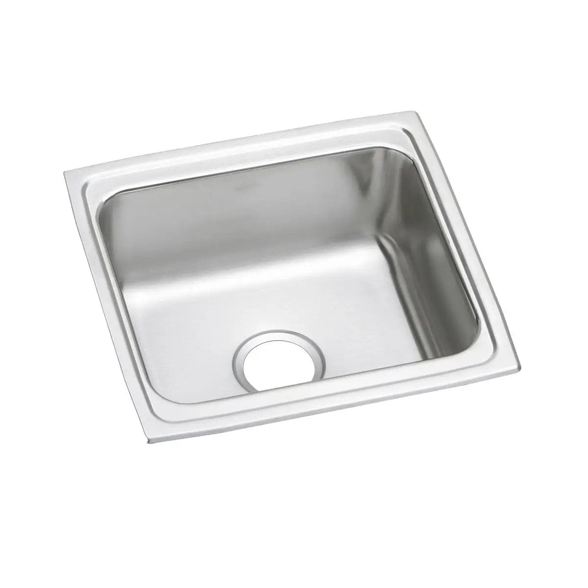 lustrous satin single bowl drop-in bar ada sink