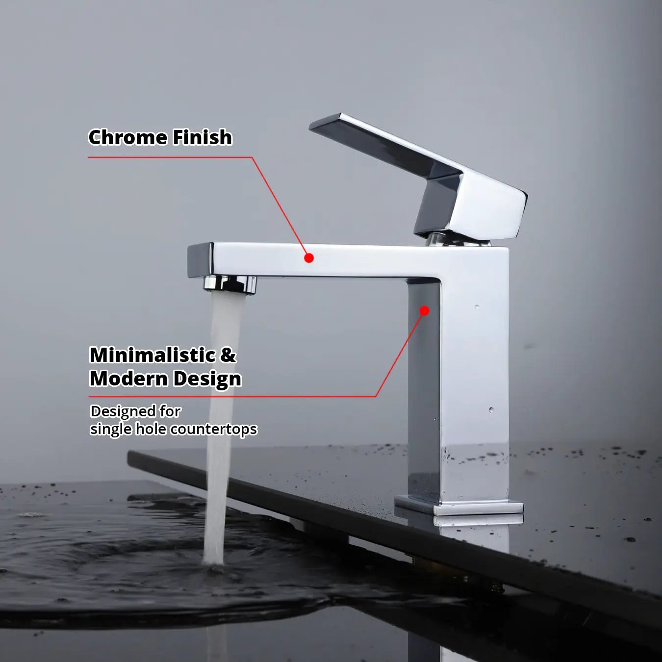chrome faucet