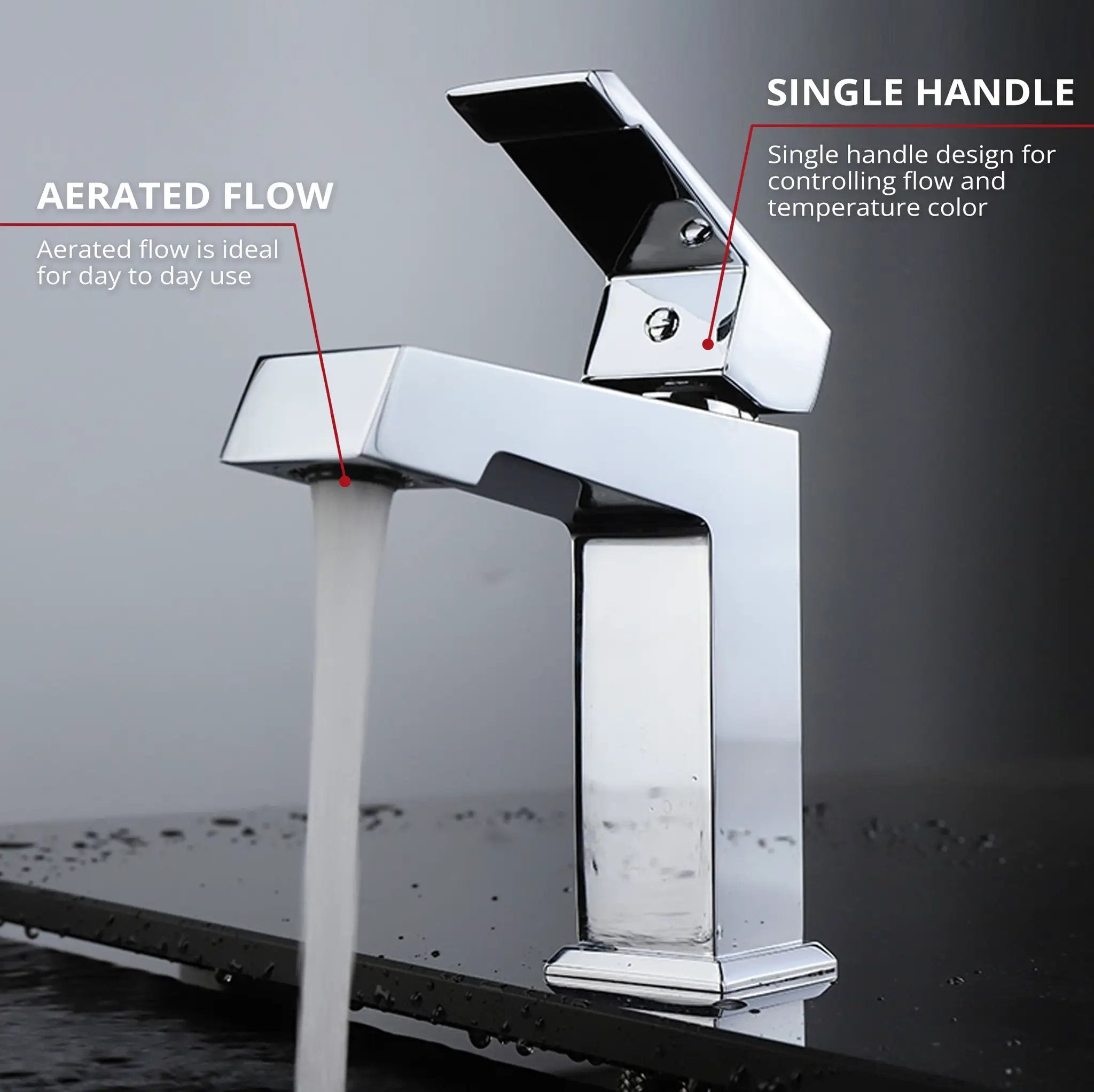 chrome faucet