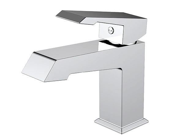 Lexora Labaro Single Hole Brass Bathroom Faucet