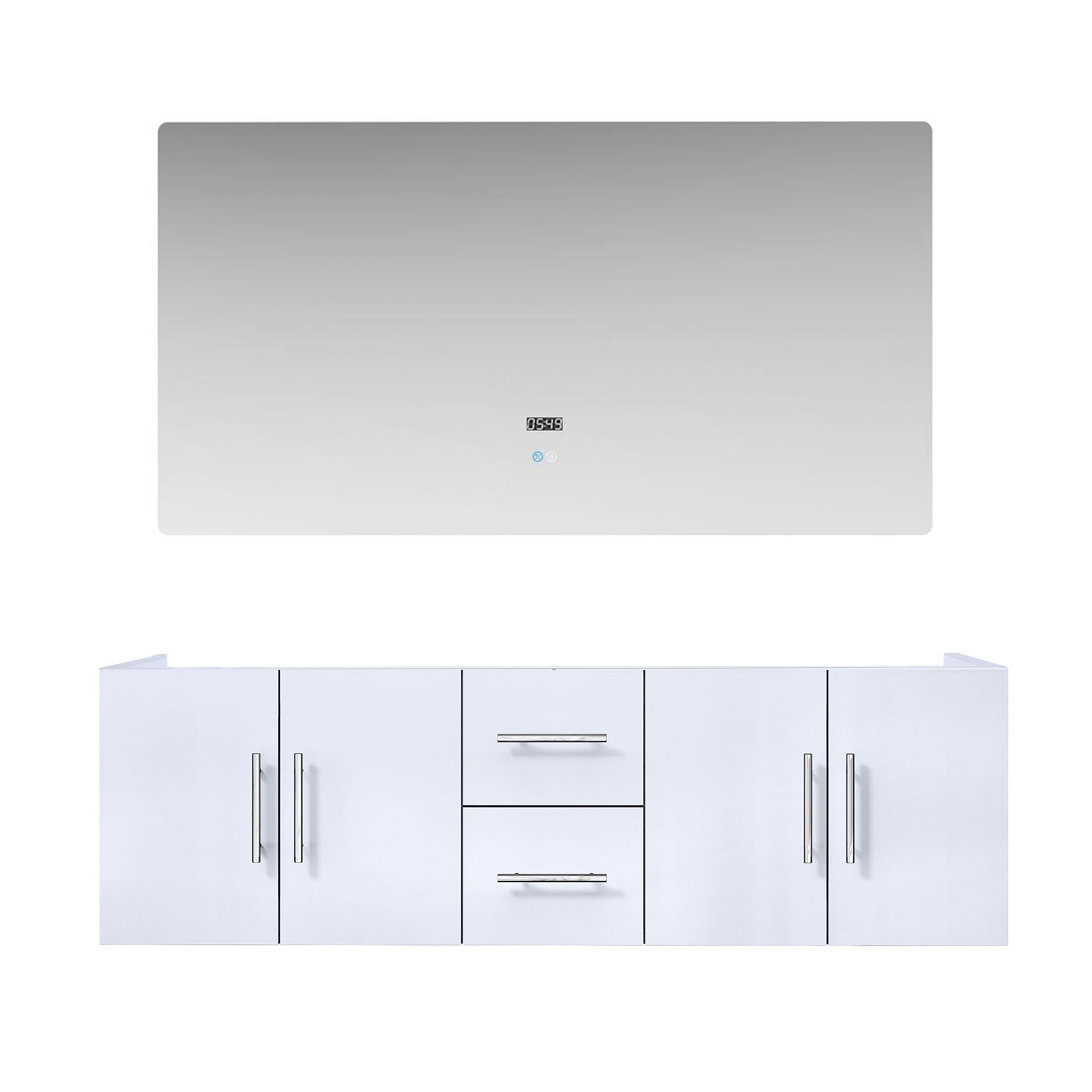 Lexora Geneva 60 in. W x 22 in. D Double Bath Vanity
