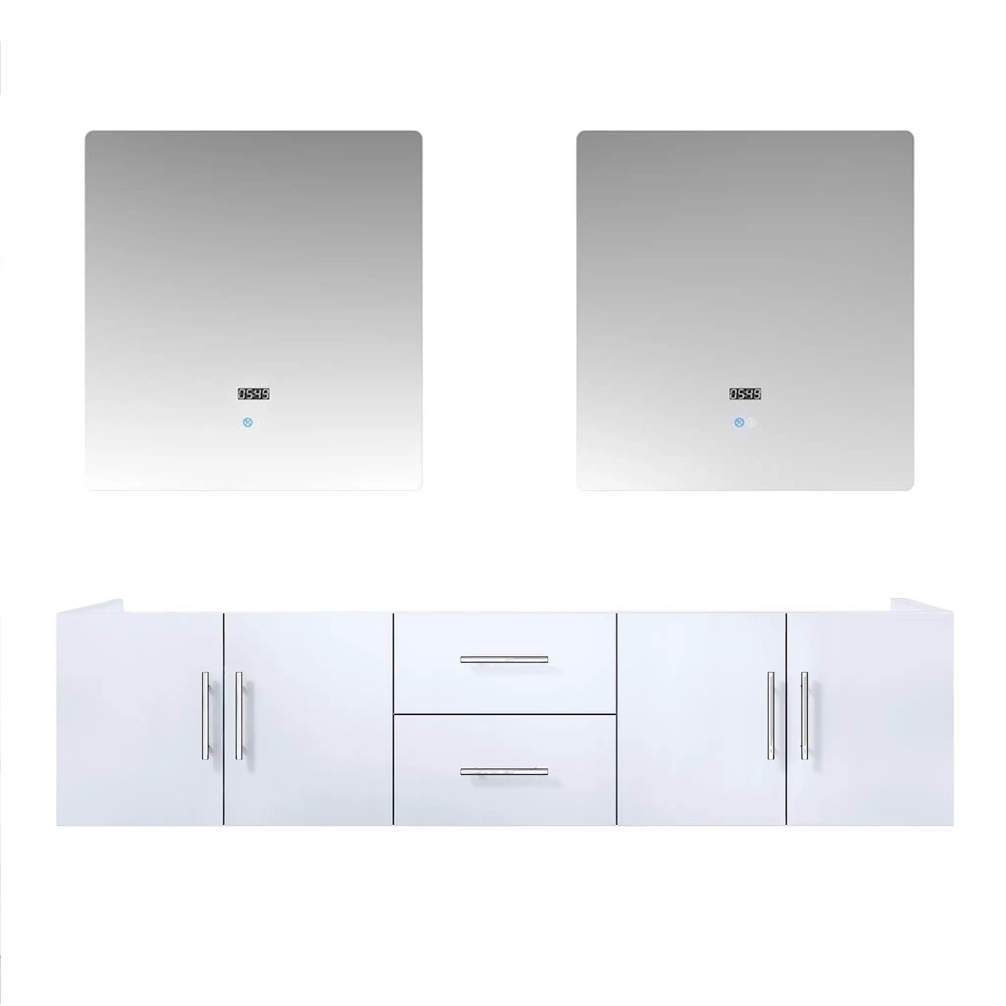 Lexora Geneva 72 in. W x 22 in. D Double Bath Vanity by Lexora