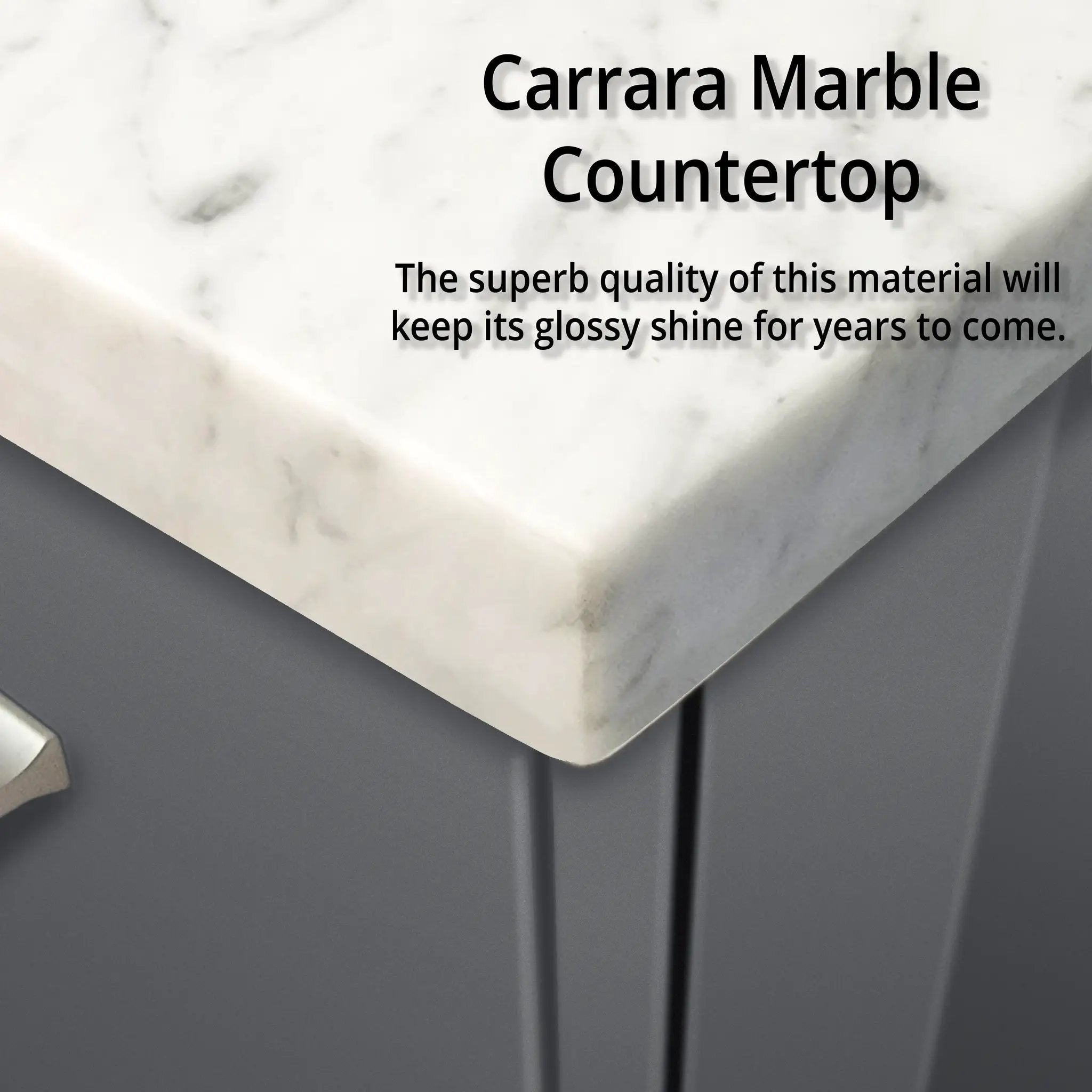 dark grey vanity