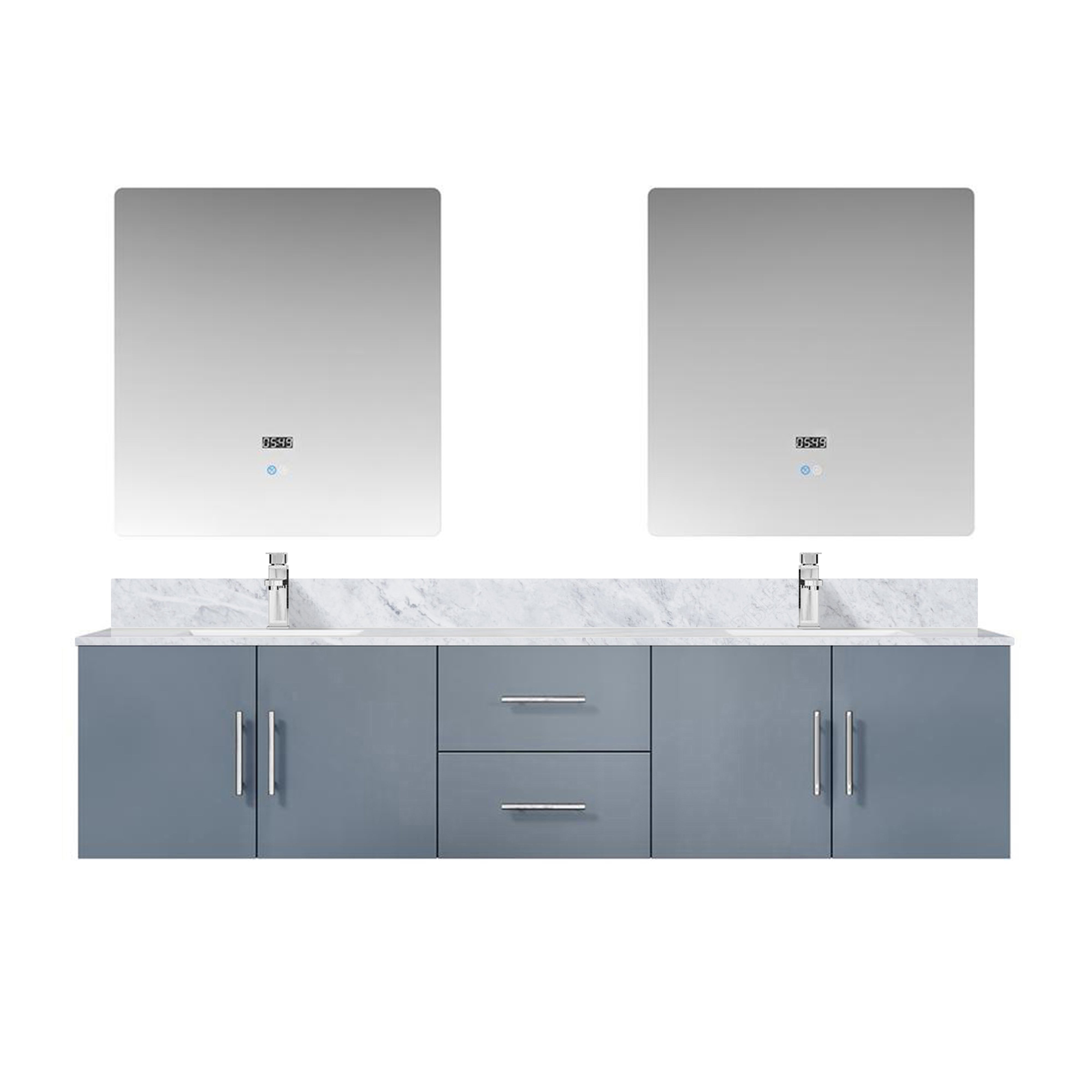 Lexora Geneva 80 in. W x 22 in. D Double Bath Vanity