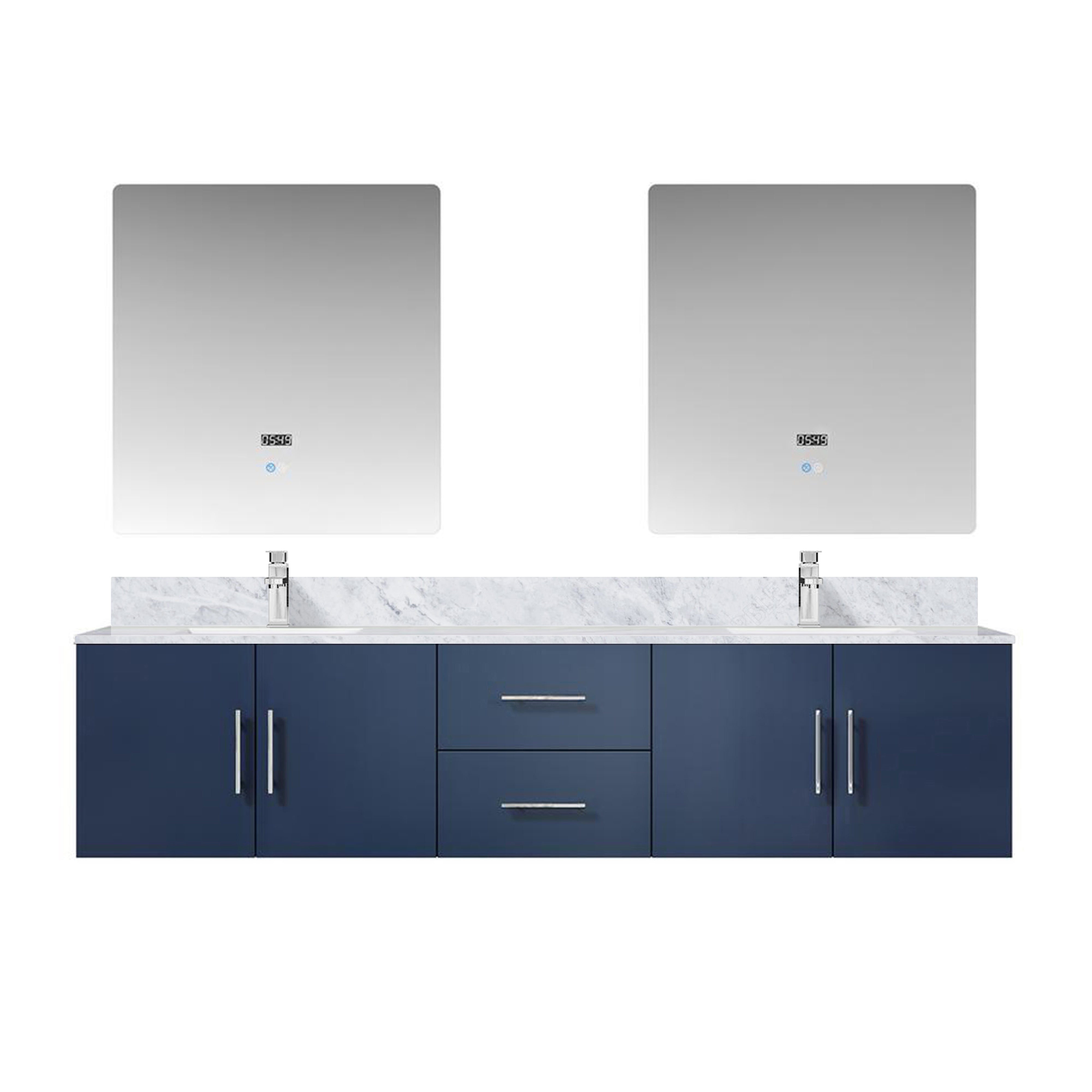Lexora Geneva 80 in. W x 22 in. D Double Bath Vanity