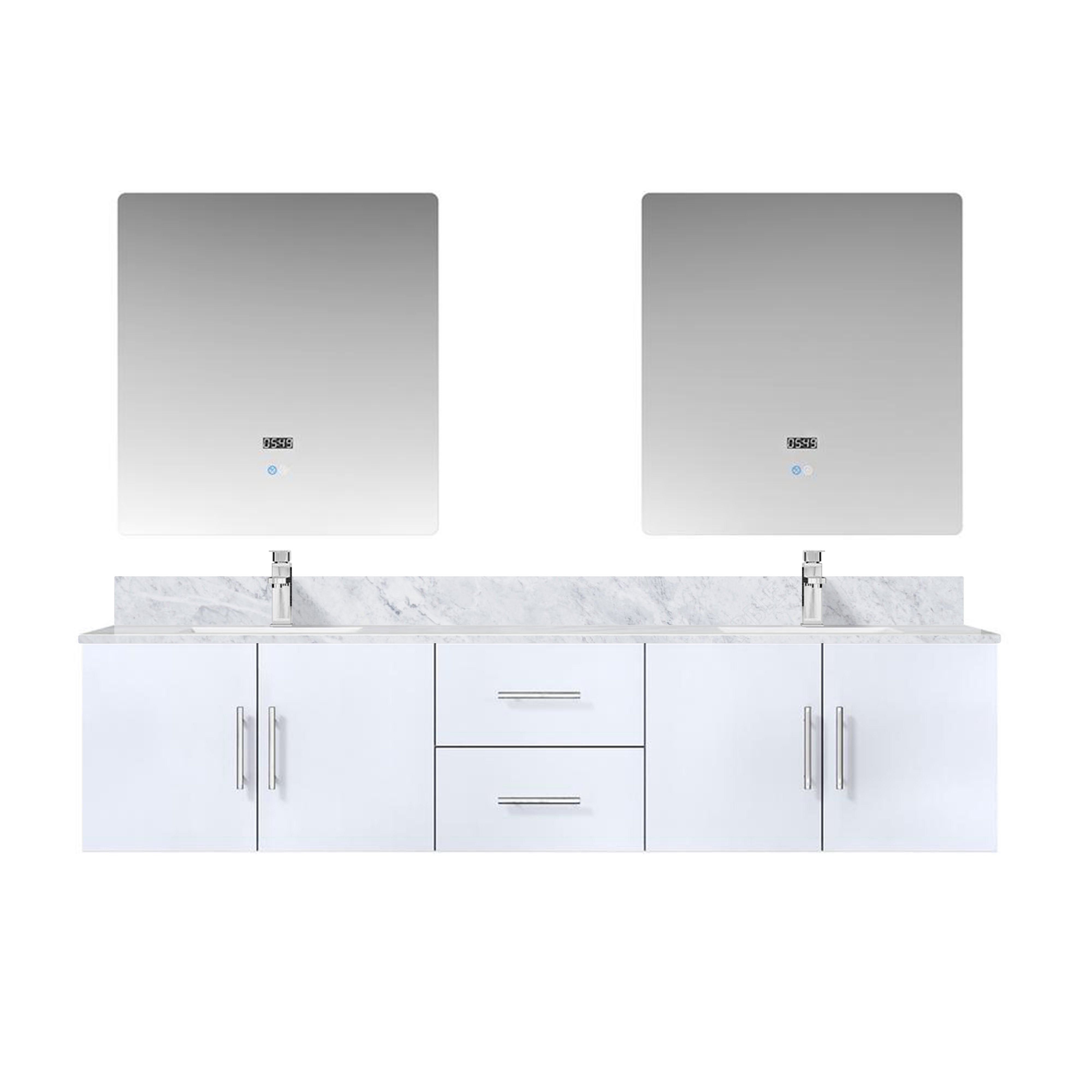 Lexora Geneva 80 in. W x 22 in. D Double Bath Vanity