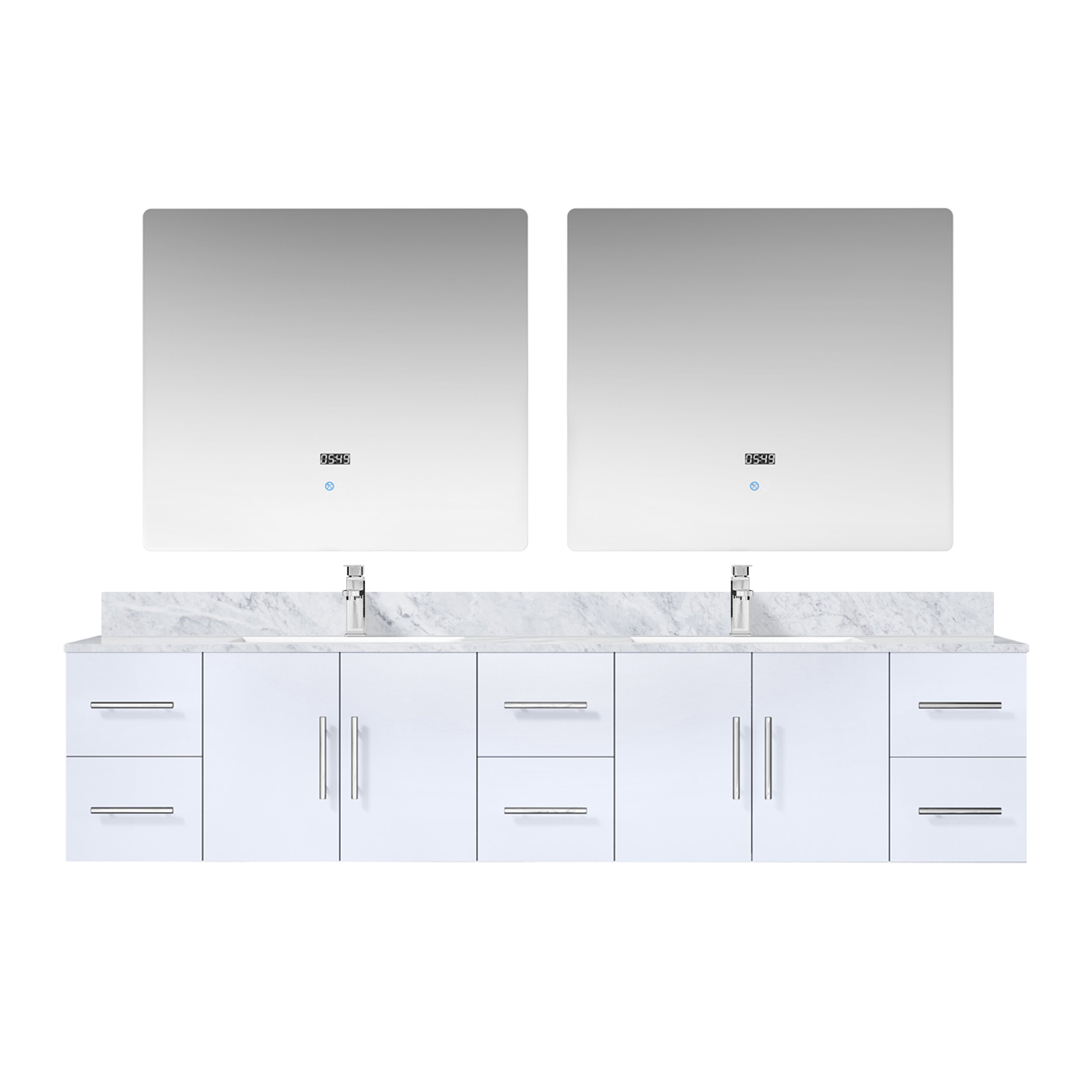 Lexora Geneva 84 in. W x 22 in. D Double Bath Vanity