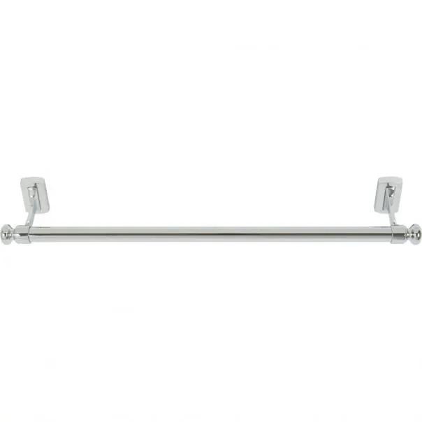 polished chrome towel bar