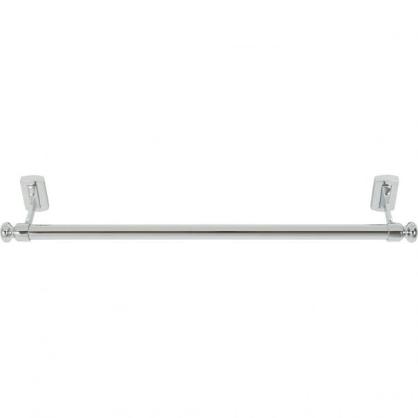 polished chrome towel bar