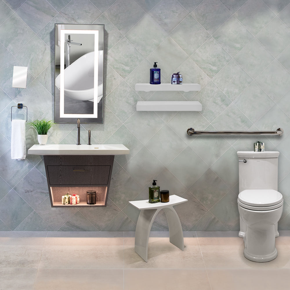 polished nickel soap dispenser