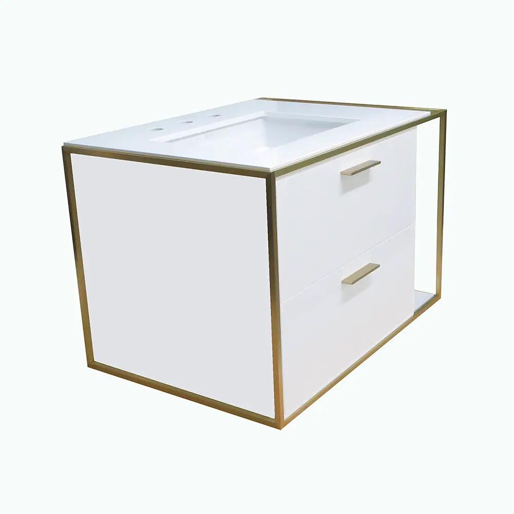 Lacava Linea 24" Wall Mount Under Counter Vanity - Left by Lacava
