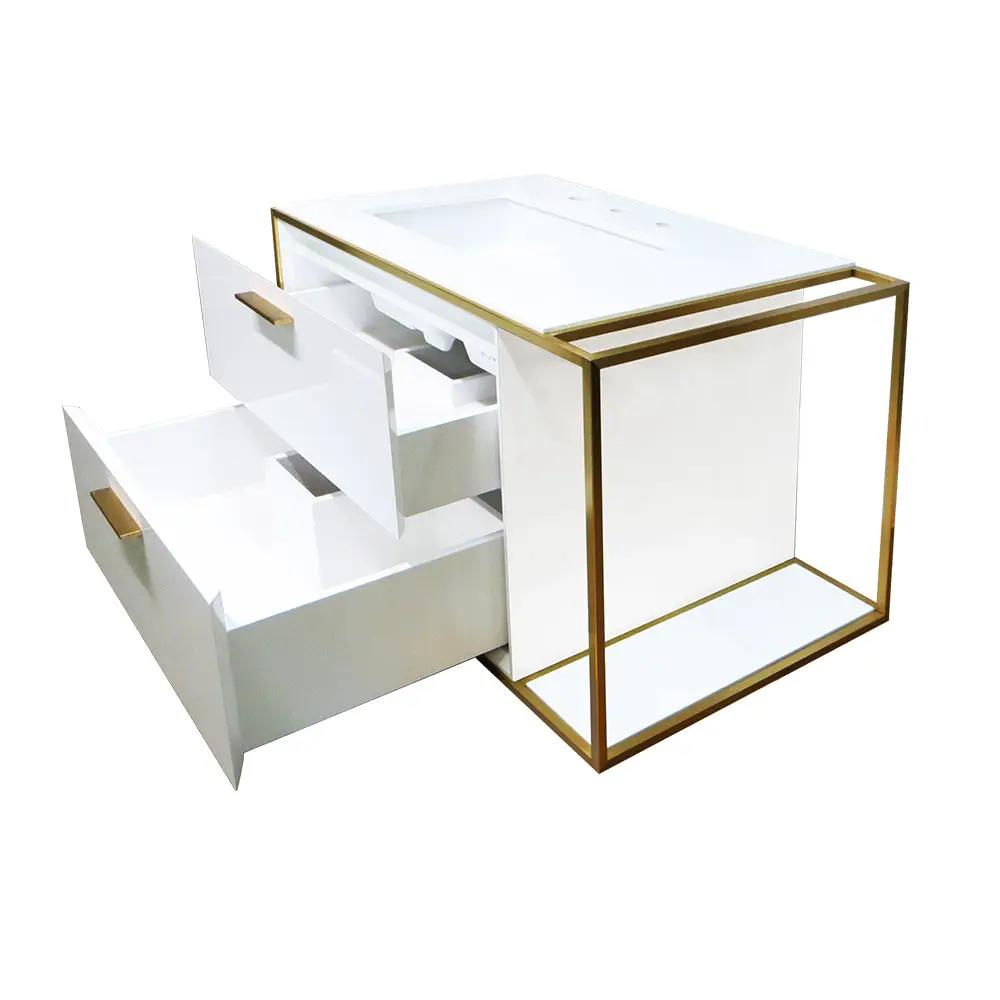 Lacava Linea 30" Wall Mount Under Counter Vanity - Left by Lacava