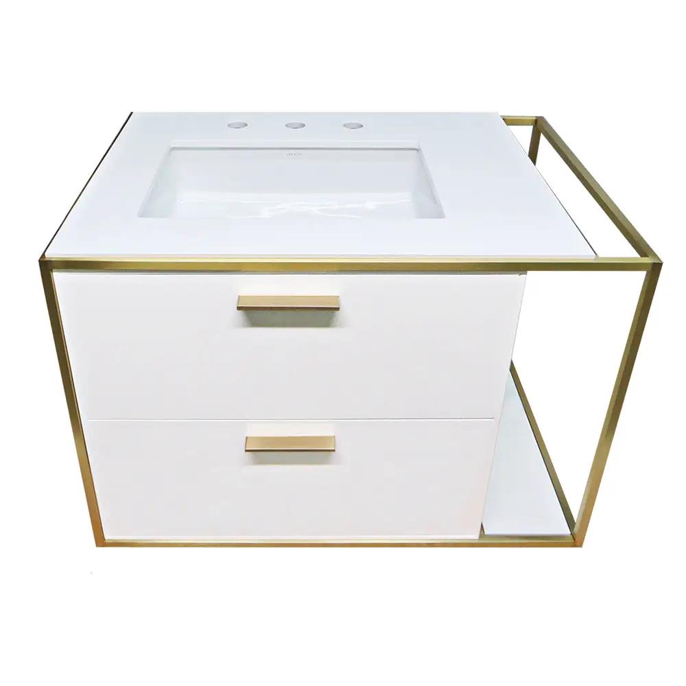 Lacava Linea 36" Wall Mount Under Counter Vanity - Left by Lacava