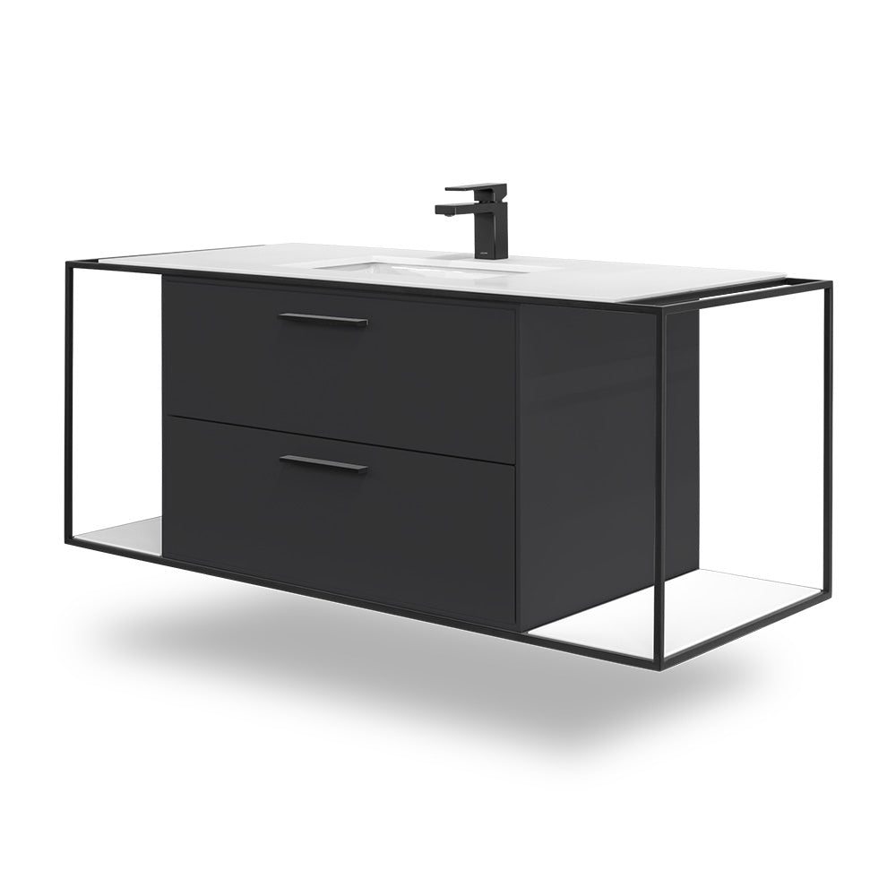 Lacava Linea 48" Wall Mount Under Counter Vanity by Lacava